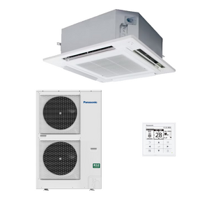 Panasonic NX 10kW 4-Way Cassette - Reverse Cycle Inverter Deluxe Twin Fan