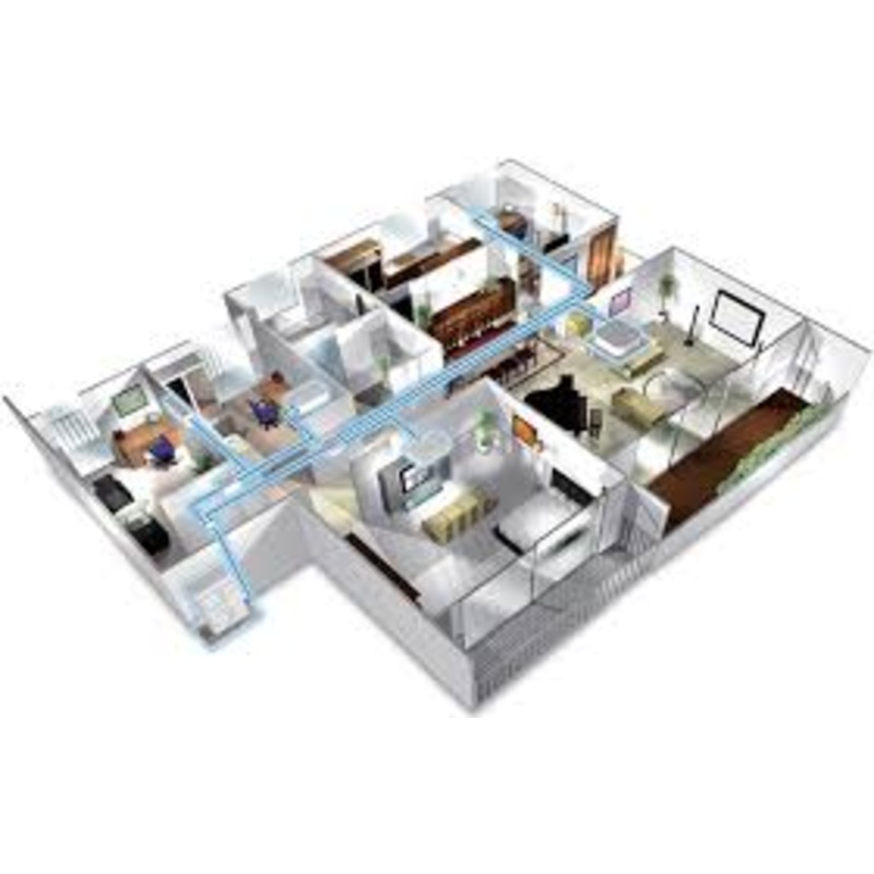 Aussie Airconditioning Daikin 22 4kw Indoor Unit Ceiling Concealed Ducted Inverter Reverse Cycle